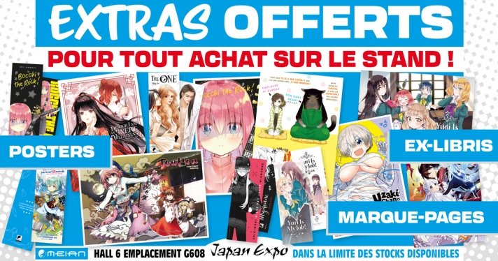 Anime Store et Meian  la Japan Expo Paris 2023 pour 4 jours exceptionnels !
