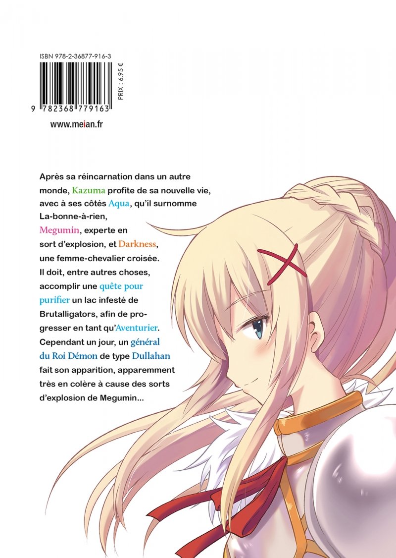 IMAGE 2 : Konosuba : Sois Bni Monde Merveilleux ! - Tome 02 - Livre (Manga)