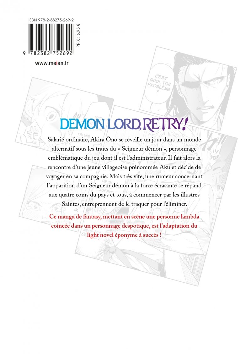 IMAGE 2 : Demon Lord, Retry! - Tome 1 - Livre (Manga)