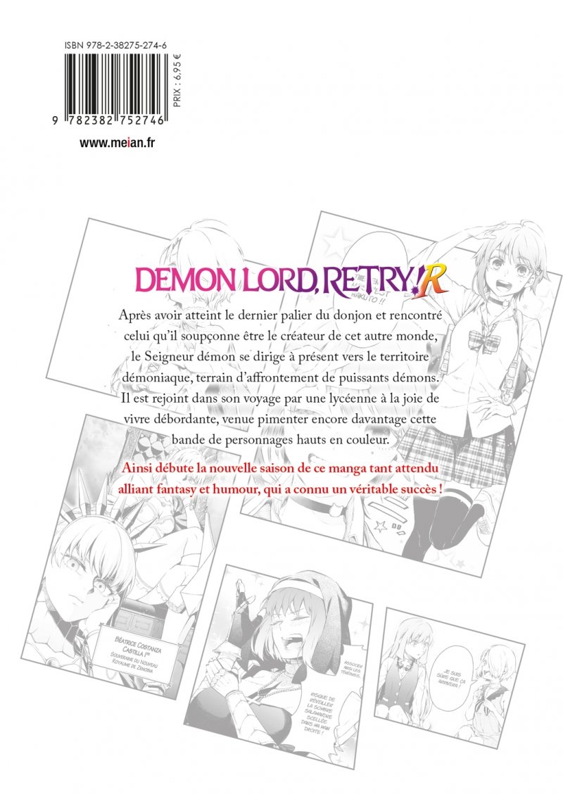 IMAGE 2 : Demon Lord, Retry! R - Tome 01 - Livre (Manga)
