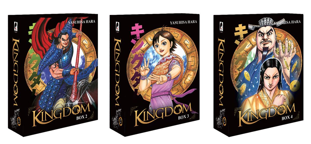 Les prochains coffrets de la collection Kingdom (Coffret 2 à 4)