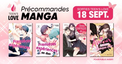 Sorties Teen's Love du 18 Septembre 2026