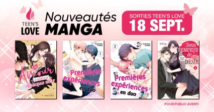 Sorties Teen's Love du 18 Septembre 2026