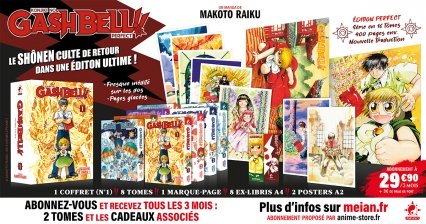 Abonnez-vous à la collection Gash Bell !!