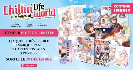 Chillin' Life in a Different World le tome 10 en édition limitée