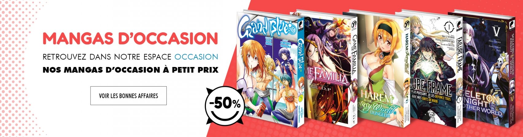 Nos mangas d'occasion  petits prix