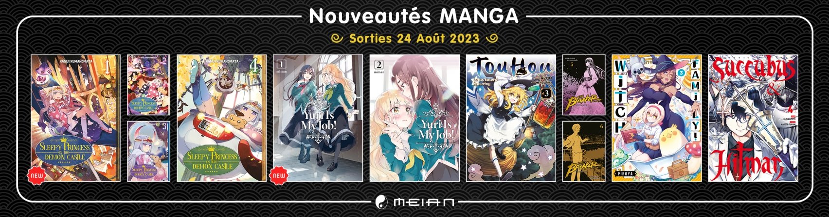 11 nouveaux mangas MEIAN disponibles