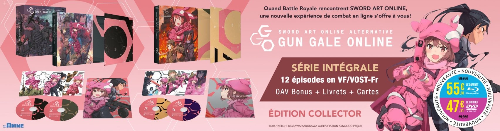 Nouveaut : Sword Art Online - Alternative Gun Gale Online