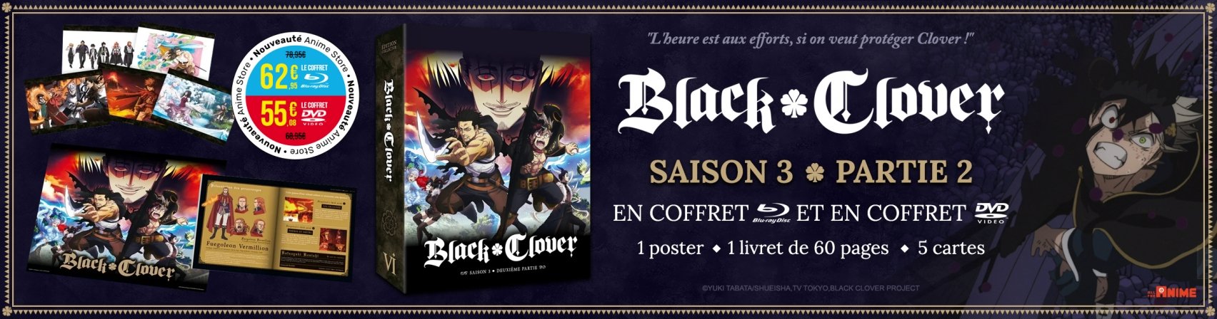 Nouveaut : Black Clover Saison 3 Partie 2