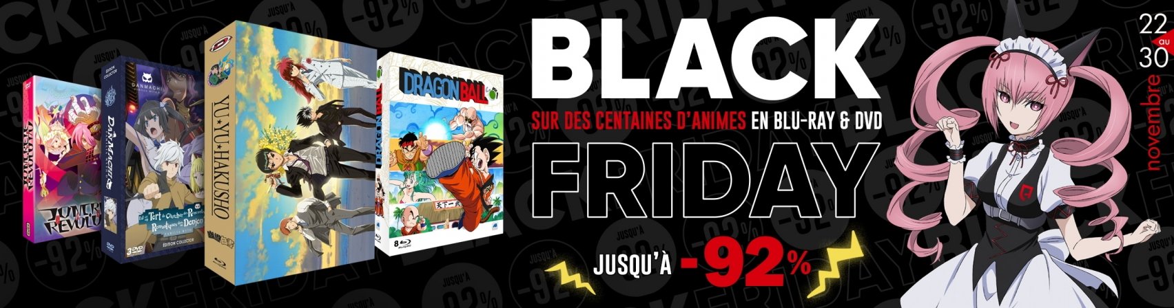 Black Friday : jusqu' -92% sur nos coffrets Blu-ray et DVD