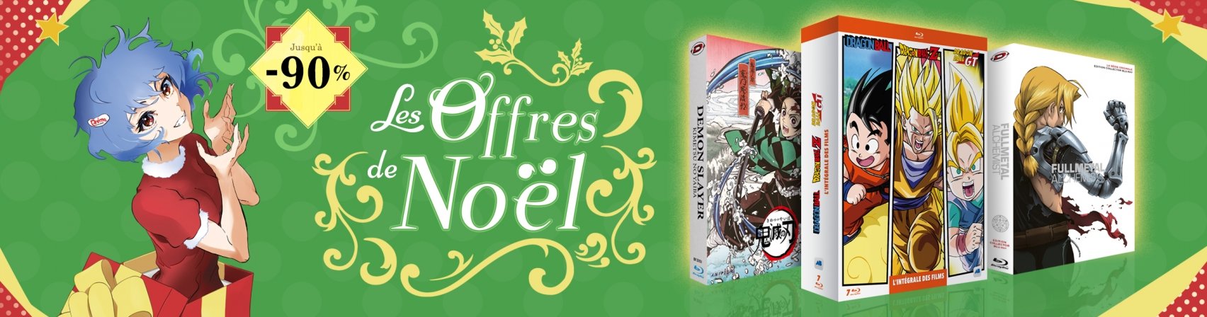 Offre de Nol : jusqu' -90%  sur nos coffrets Blu-ray et DVD