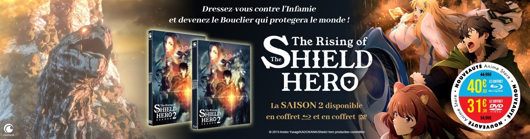 Nouveaut : The Rising of The Shield Hero Saison 2