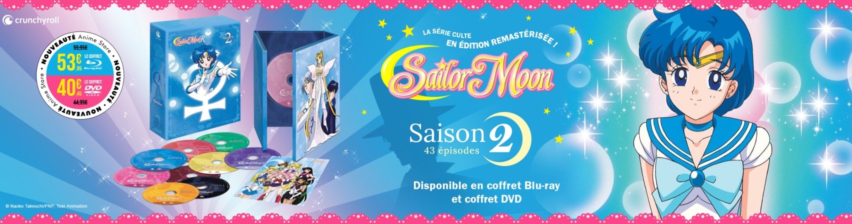 Nouveaut : Sailor Moon Saison 2 en coffret Blu-ray et DVD