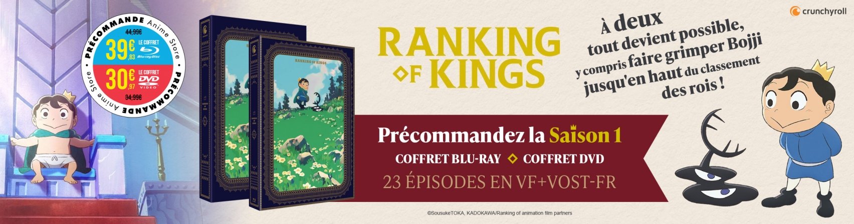 Prcommandez la saison 1 de Ranking of Kings