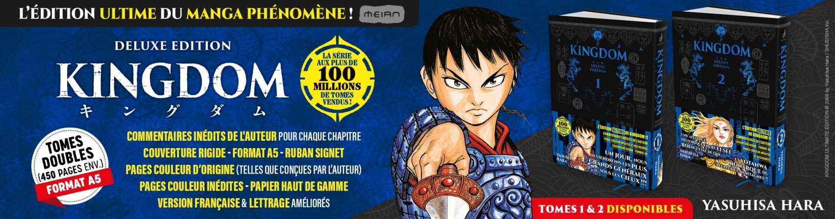 Nouveaut : Kingdom Tomes 1 et 2 en dition Deluxe