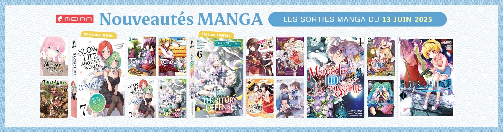 16 nouveaux mangas MEIAN disponibles