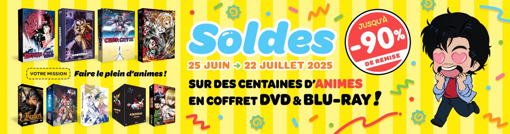 SOLDES : jusqu' -90% sur nos coffrets DVD et Blu-ray