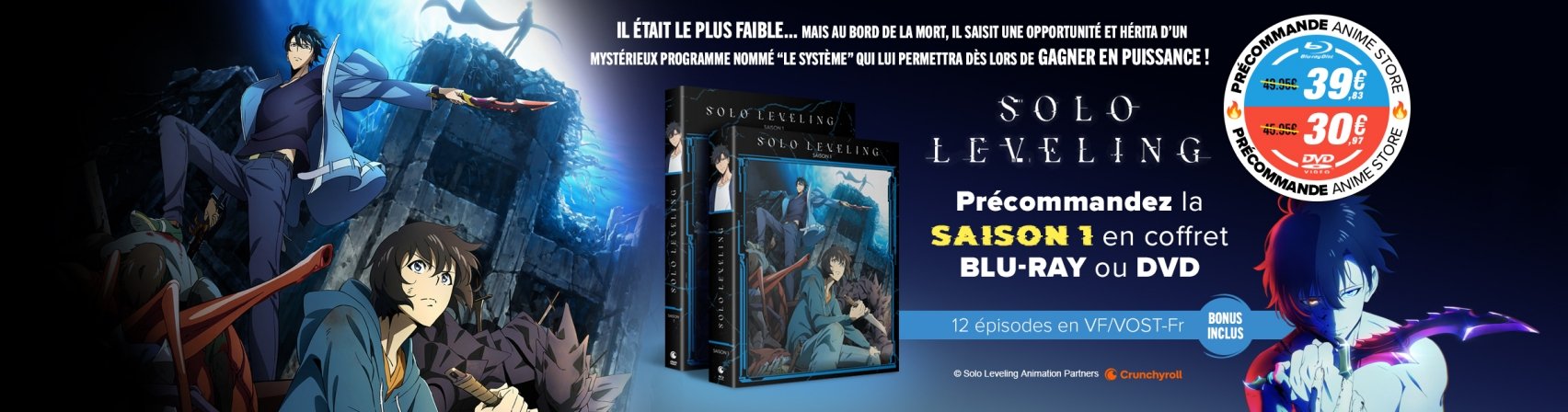 Prcommandez la saison 1 de Solo Leveling