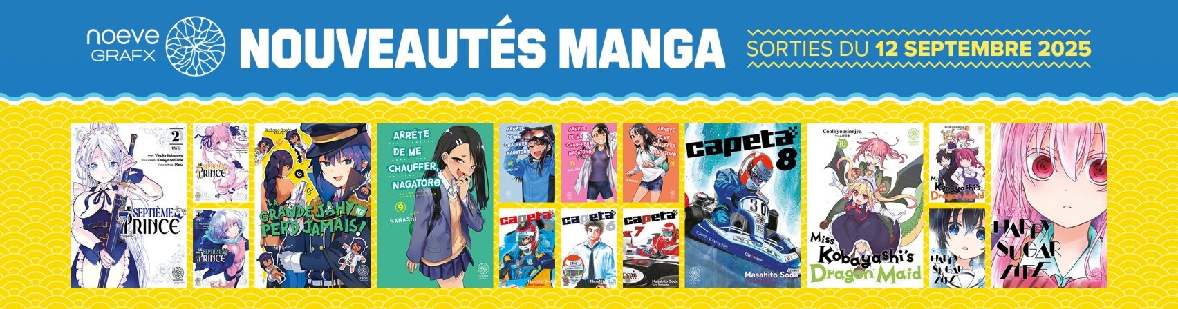 16 nouveaux mangas NOEVE GRAFX disponibles