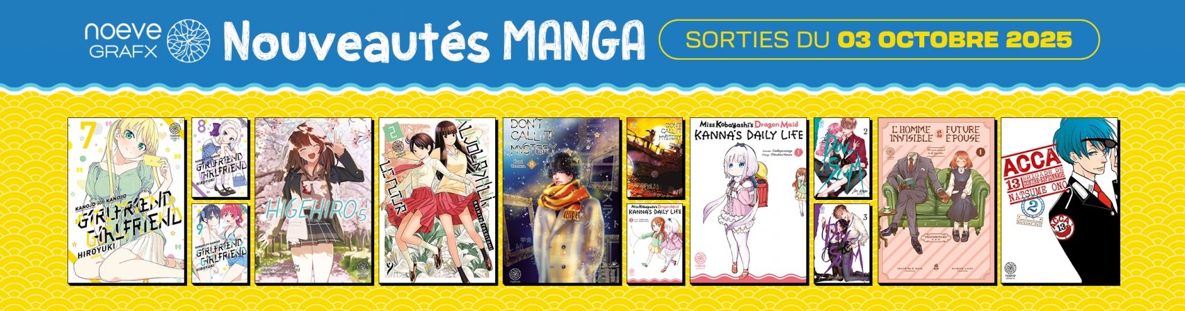 13 nouveaux mangas Noeve Grafx disponibles