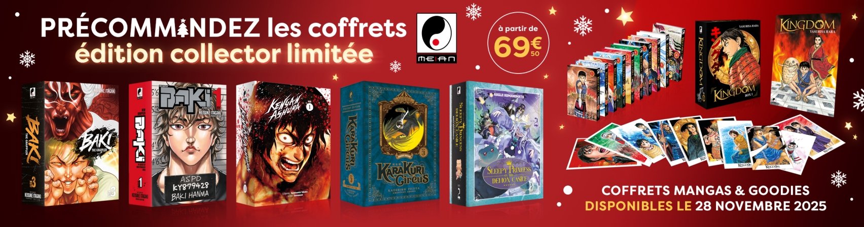 Prcommandez les coffrets Meian dition collector limite