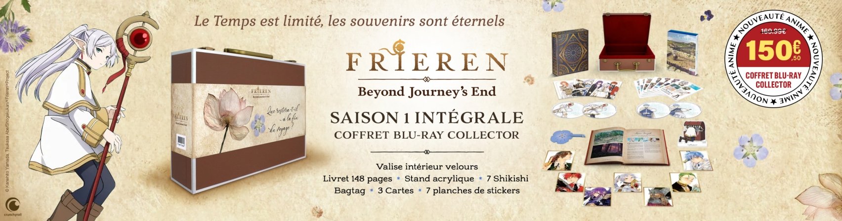 Nouveaut : Frieren Saison 1 coffret Blu-ray collector