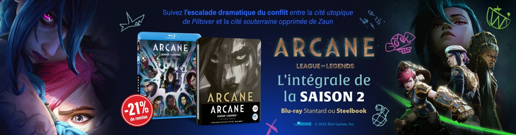 Nouveaut� : Arcane la saison 2 en Blu-ray