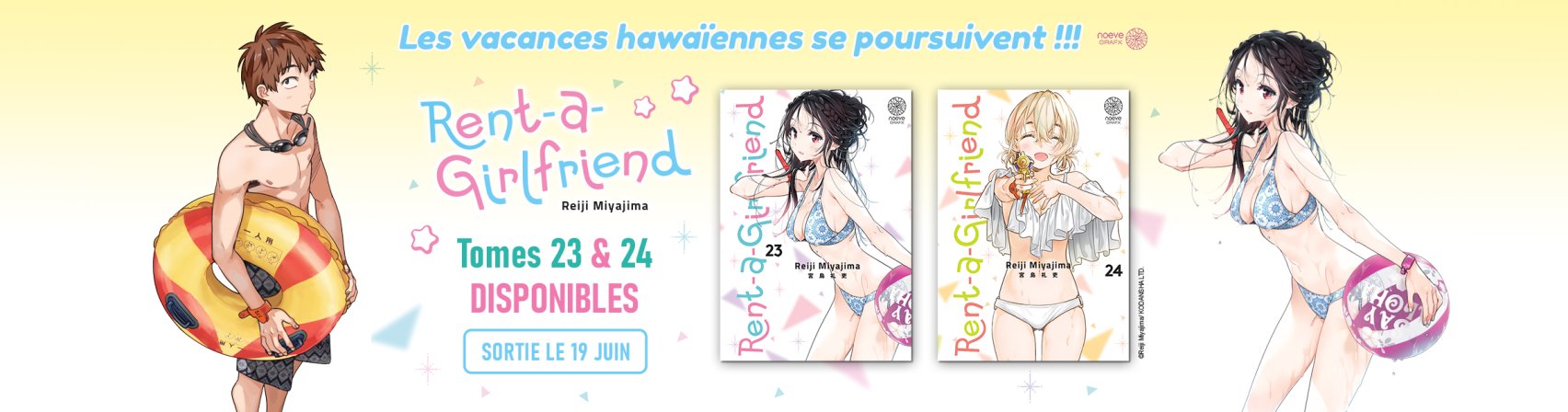 Rent-a-Girlfriend les tomes 23 et 24 disponibles