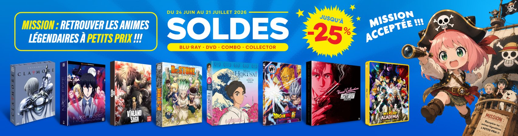SOLDES : jusqu'à -25% sur nos coffrets Blu-ray et DVD