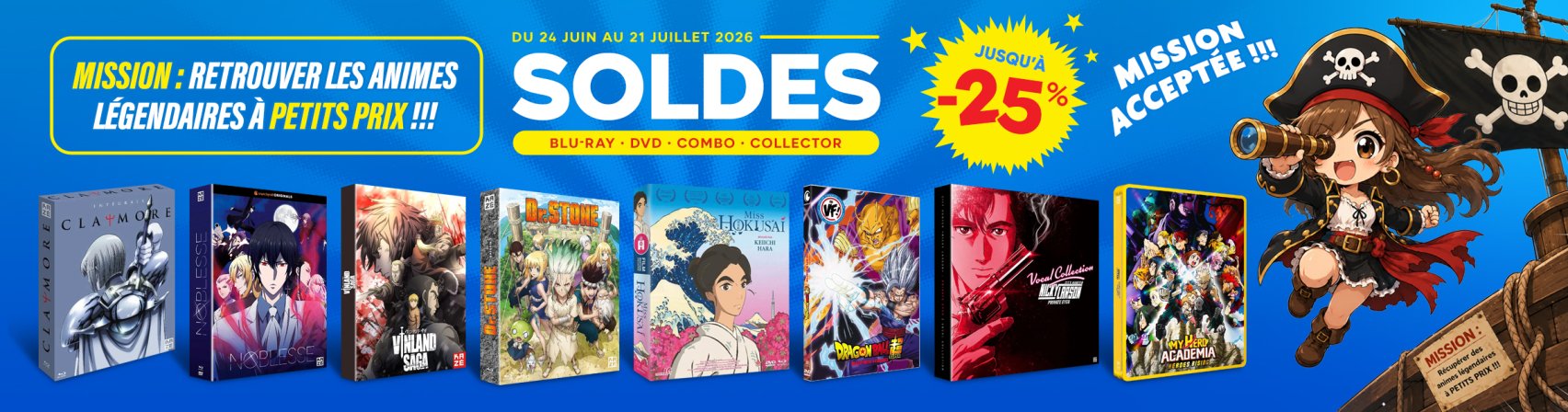 SOLDES : jusqu'à -25% sur nos coffrets Blu-ray et DVD