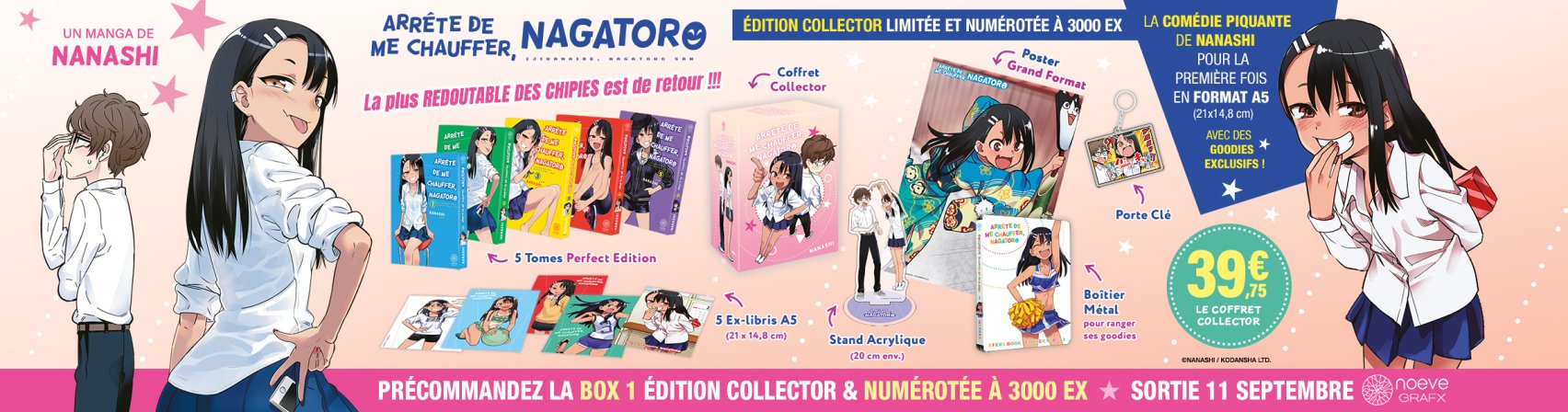 Précommandez Arrête de me chauffer Nagatoro Box 1 collector et numérotée à 3000 ex