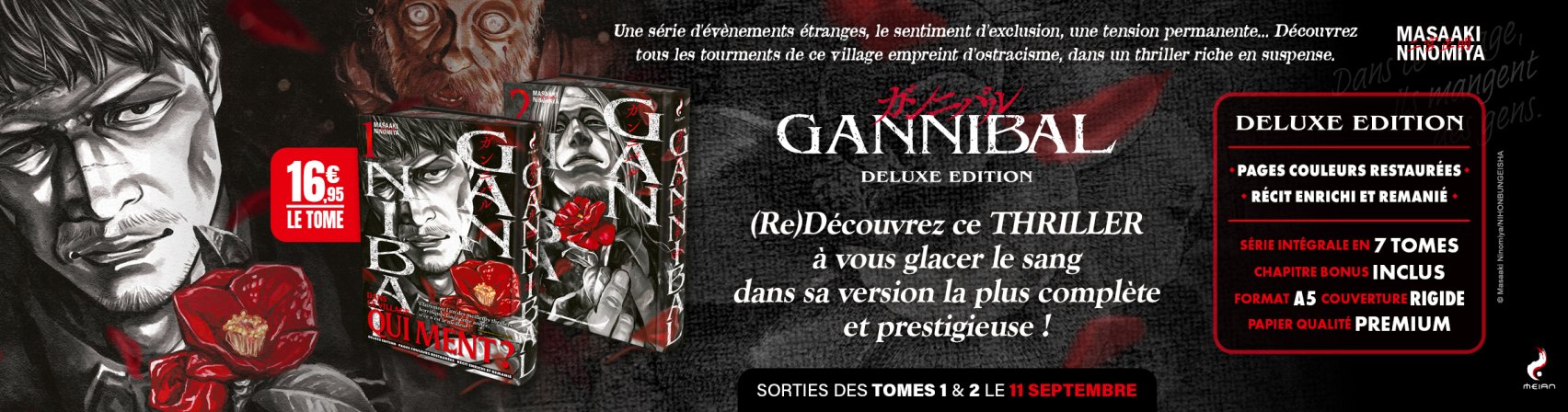 Nouveautés : Gannibal les tomes 1 et 2 en Deluxe Edition
