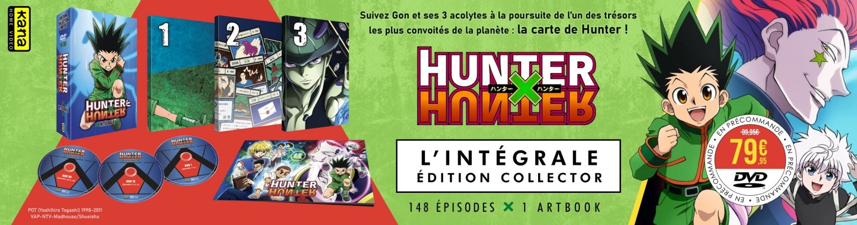 Préco : Hunter X Hunter l'intégrale en coffret DVD