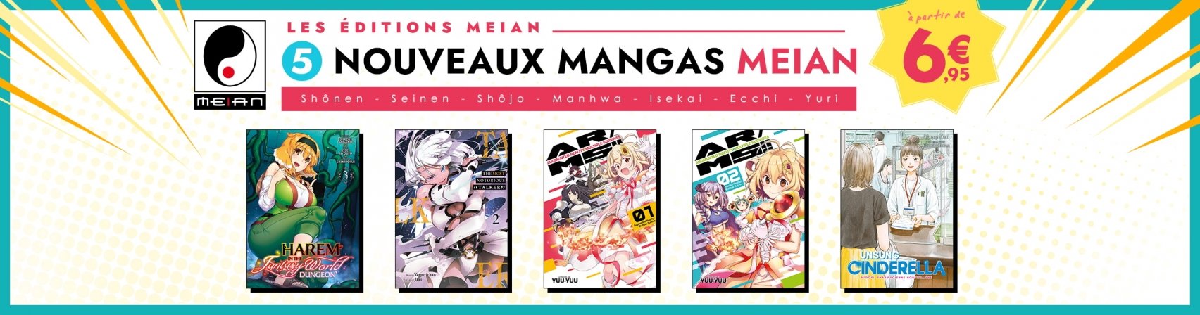 5 nouveaux mangas Meian à découvrir