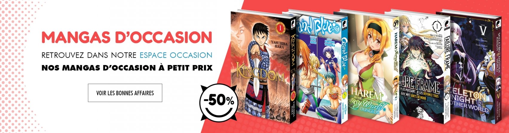 Nos mangas d'occasion  petits prix