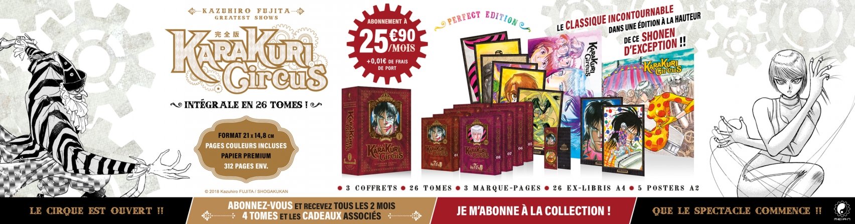 Abonnez-vous  la collection Karakuri Circus