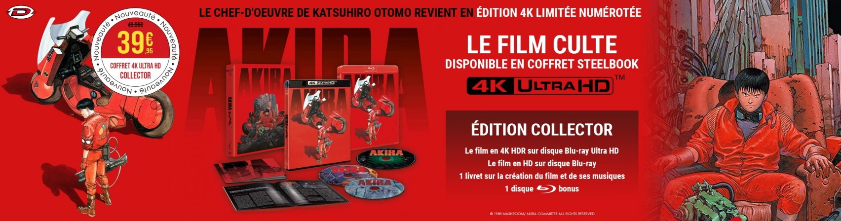 Nouveauté : Akira le film en 4K Ultra HD