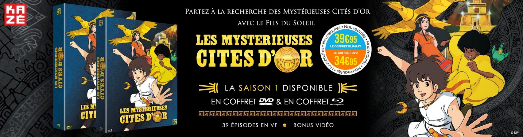 Nouveauté : Les Mystérieuses Cités d'Or saison 1