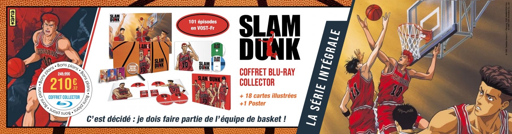 -15% sur Slam Dunk l'intgrale en coffret BR