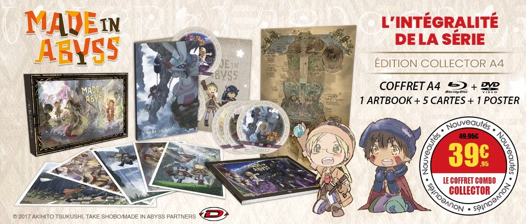 Coffret Made In Abyss Tome 1 à 5