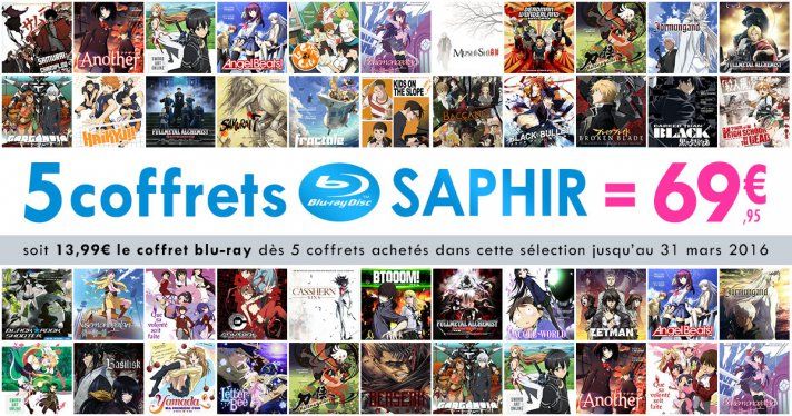 Bon Plan : 13.99 euros le coffret Blu-ray en dition Saphir ds le 5me achet