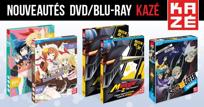 Nouveauts Kaz : Soul Eater, Nisekoi et Shin Mazinger Edition Z