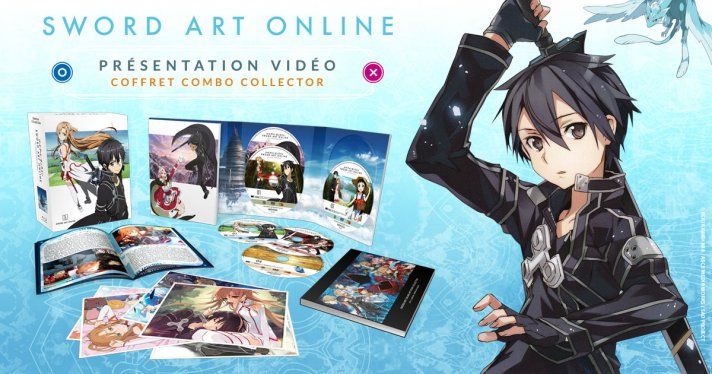 Prsentation vido (Unboxing) du coffret Sword Art Online - Arc 1 (SAO) en dition combo collector limite !