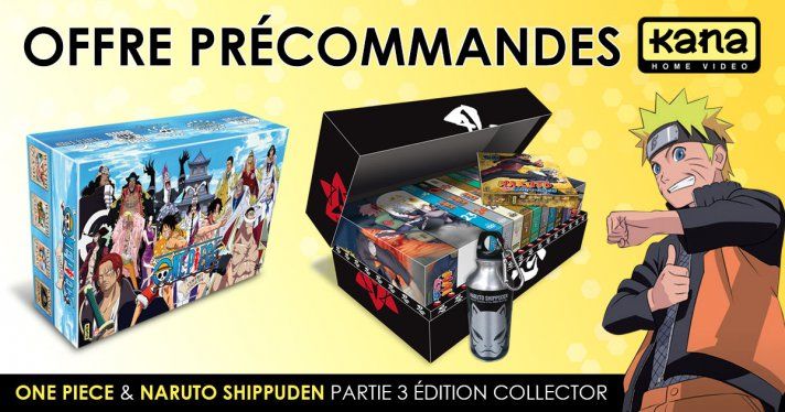 Précommandes de One Piece partie 3 et Naruto Shippuden partie 3 en exclusivité sur Anime Store