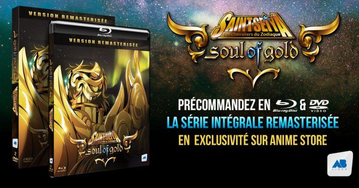 Prcommande : Saint Seiya Soul of Gold en version remasterise en exclusivit sur Anime Store