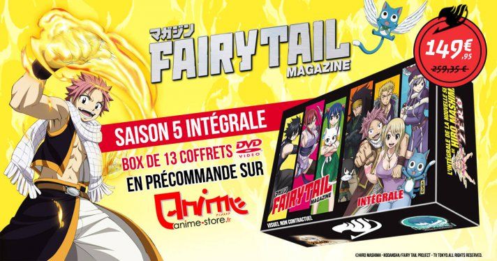 Précommande : Fairy Tail Magazine l'intégrale des 13 coffrets en exclusivité sur Anime Store