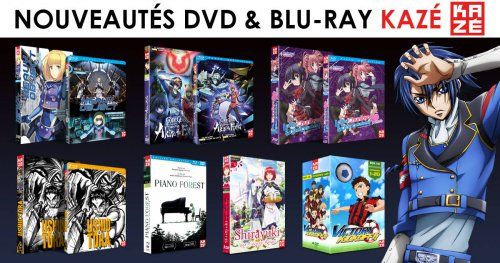 Nouveautés Kazé : Heavy Object, Code Geass, Victory Kick-Off, Shirayuki...