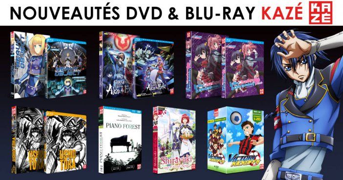 Nouveautés Kazé : Heavy Object, Code Geass, Victory Kick-Off, Shirayuki...