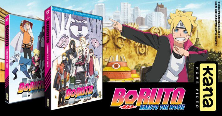 Nouveauts Kana : Boruto le film en DVD et Blu-ray