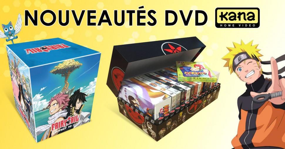 Nouveautés Kana du 20 Janvier 2015 : Naruto Shippuden, Fairy Tail